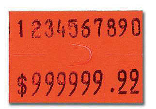 7910858 - Red permanent label