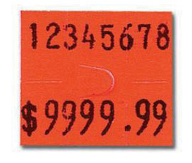 7910415 - Red permanent label