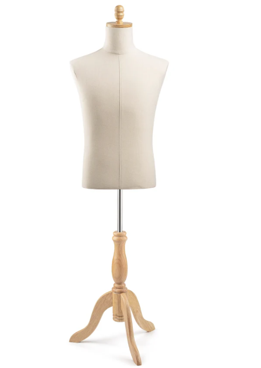 7601819 - 3 PIECE MENS SHORT BEIGE BUST FORM