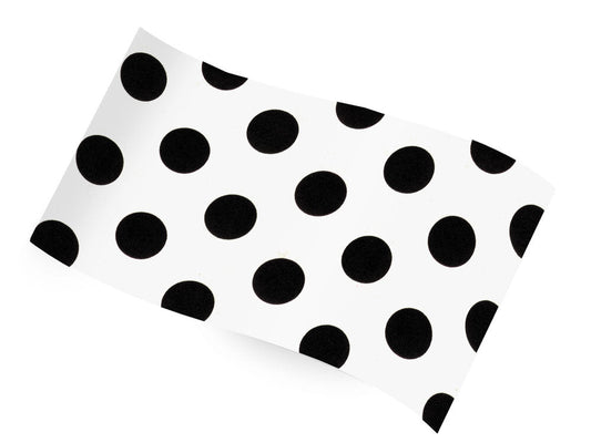 8522 - TISSUE PAPER 20X30 BLACK WHITE INKSPOTS