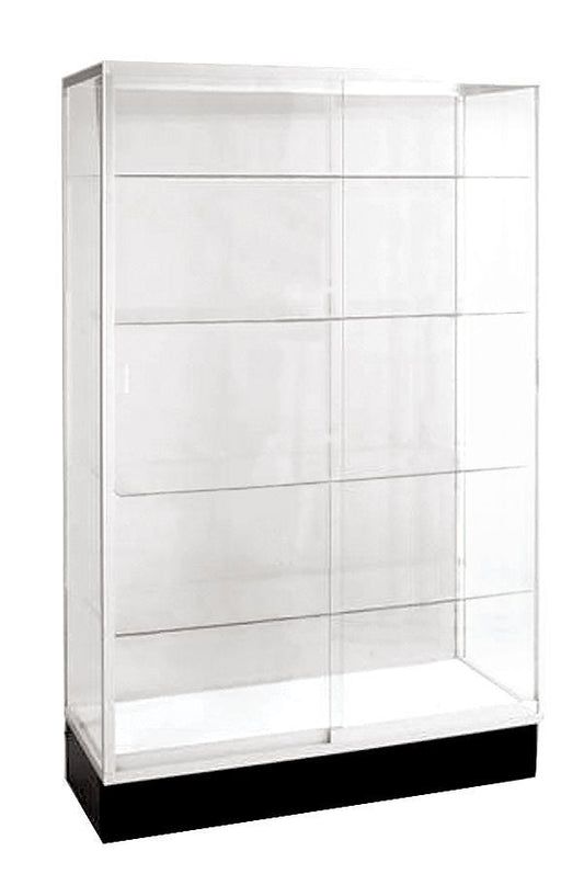 0306 - ALUMINUM FRAMED EXTRA VISION DISPLAY CASE 48''