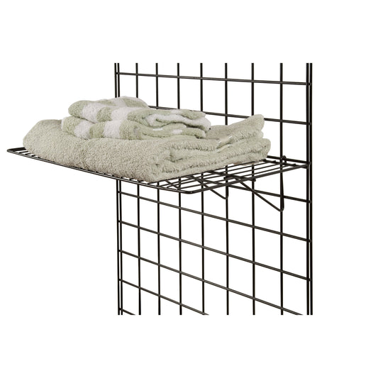 7535283 - STRAIGHT GRID SHELF BLACK 23.5"X12"