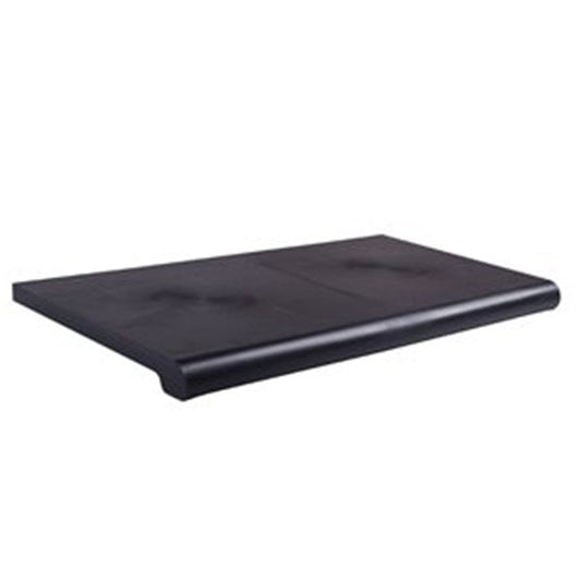 7200120 - BULLNOSE SHELF BLACK 13"X48" - PLASTIC