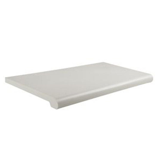 7200116 - TABLETTE BULLNOSE BLANCHE 13"X24" - PLASTIQUE