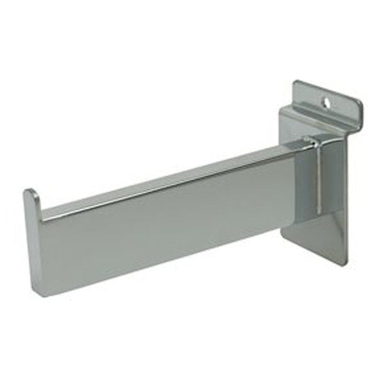 32510 - SLATWALL FACEOUT BRACKET CHROME 6"