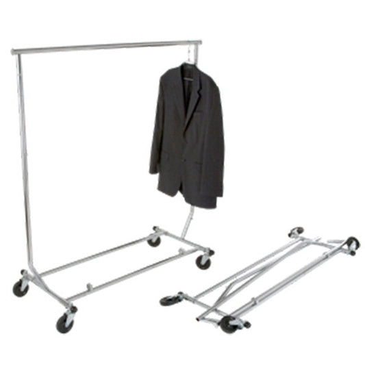 0310 - COLLAPSIBLE ROLLING RACK CHROME