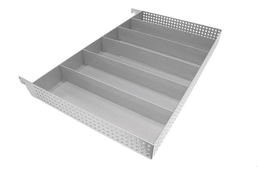 HDMB - ADJUSTABLE METAL BIN WITH 4 DIVIDERS