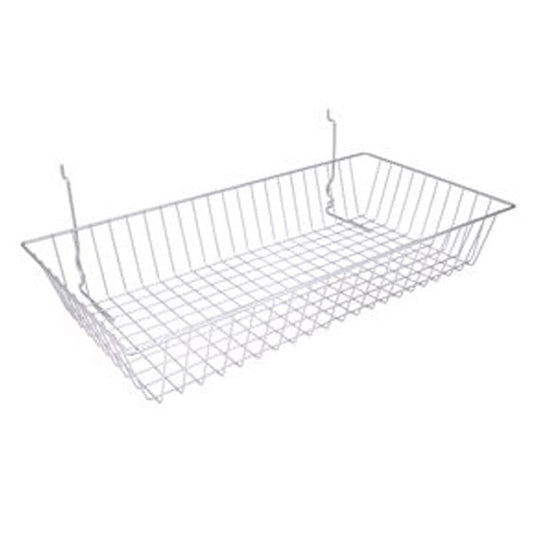 7231367 - SLATWALL MULTI BASKET TITANIUM GREY 24"X12"X4"