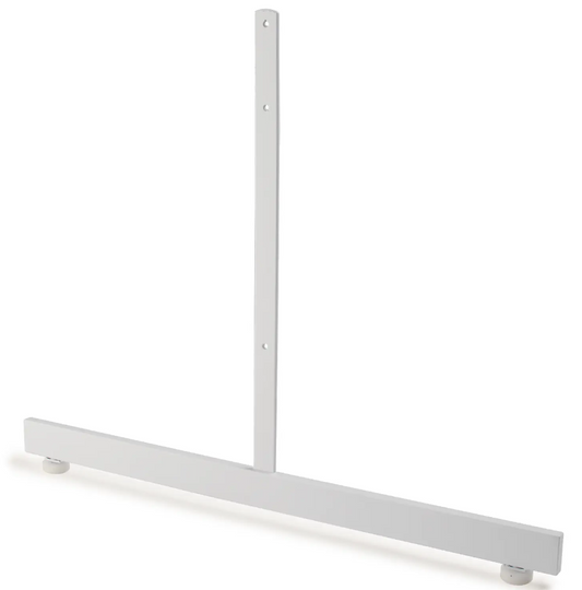 5024 - 2 RECTANGULAR TUBING LEGS FOR GRID PANEL WHITE