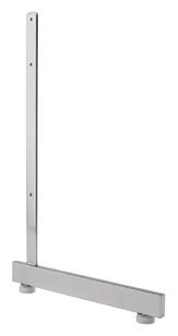 5214 - 12"X12"H CHROME "L" LEG FOR GRID PANEL, SOLD IN PAIRS